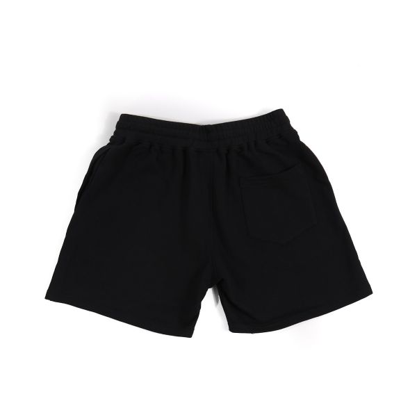 Black Angry Sun Shorts